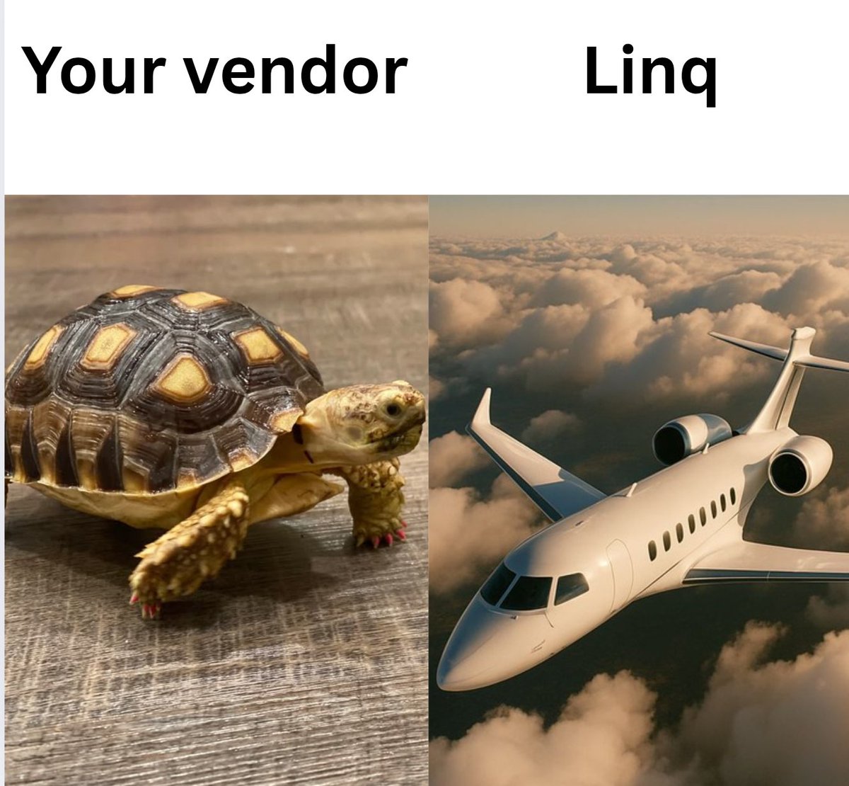 No context. Just Linq it.

Linq is coming !!