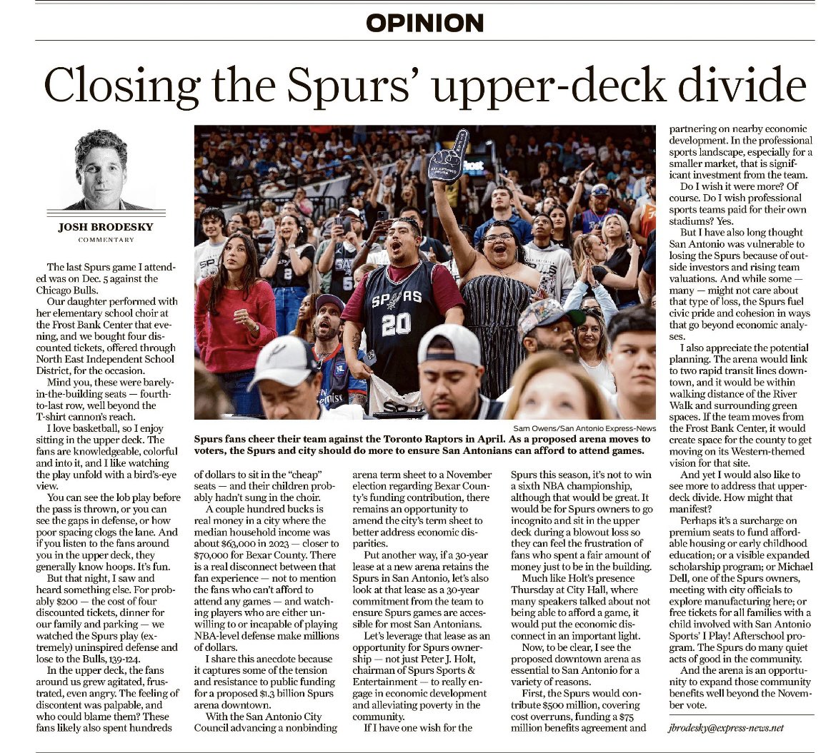 Whether you’re in San Antonio or Austin (Hearst recently acquired the <a href="/statesman/">Austin Statesman</a>), the quality Opinion/Commentary work is 10/10. Proud of <a href="/joshbrodesky/">Josh Brodesky</a> <a href="/bgrumet/">Bridget Grumet</a> and their teams, and our contributors. <a href="/ExpressNews/">San Antonio Express-News</a> #ProjectMarvel #gerrymandering #tencommandments