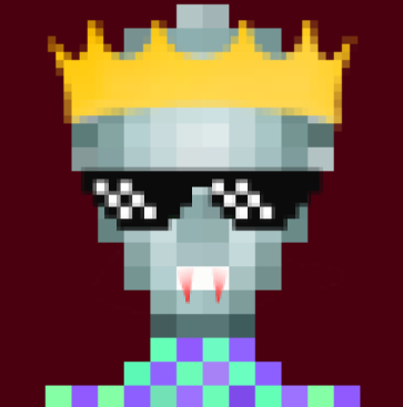 How does one get crowned you ask?!
PX up! <a href="/PxJourney/">Pixel Journey 🛸🪅</a> 
Lord Blood Thirsty is the name!
Ladies! Be wary when he is around 🤣