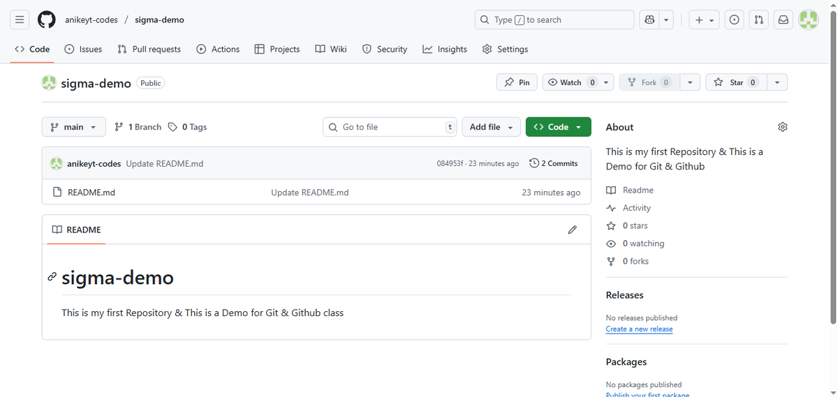 Anikeytrajput's tweet image. Day 63 of #100DaysOfCode 🎯
I have finished the topic of terminal and Started learning Geet &amp;amp; Github from today.
Today I learned this topics✅
🔹What is Git &amp;amp; Github
🔹Creating a Github Account
🔹Using Github
🔹using git
#CONNECT #github #buildinpublic