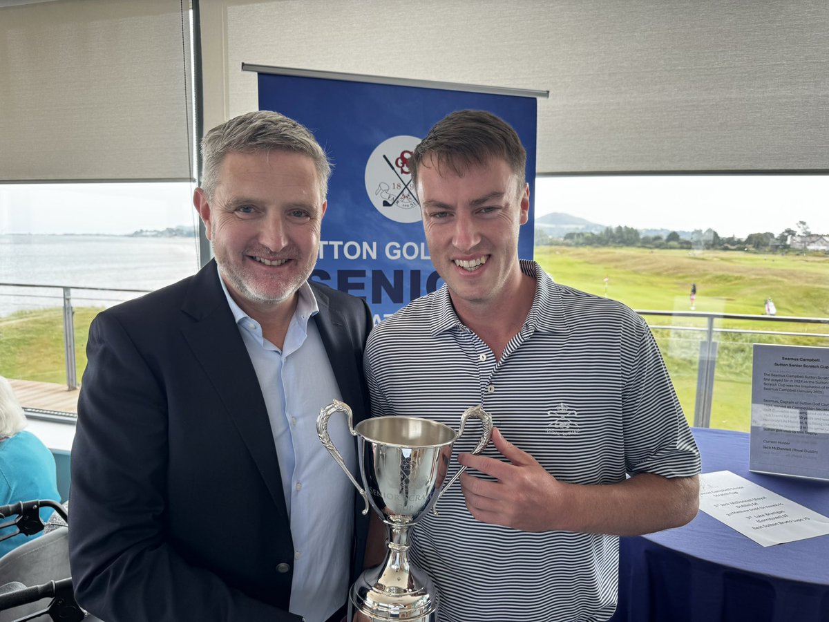 Congratulations to Jack McDonnell of <a href="/Royaldublin1/">RoyalDublin GolfClub</a> who has won the Seamus Campbell Scratch with 64 (-6). That’s back to back wins for Jack.