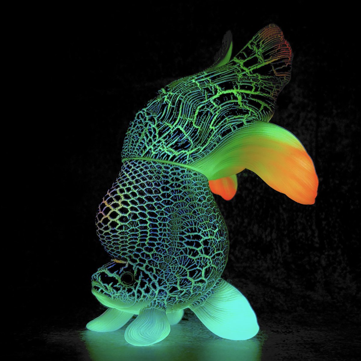 怪獣 ソフビ ゴジラ 爬寵物語 クラック塗装 ペインターネット