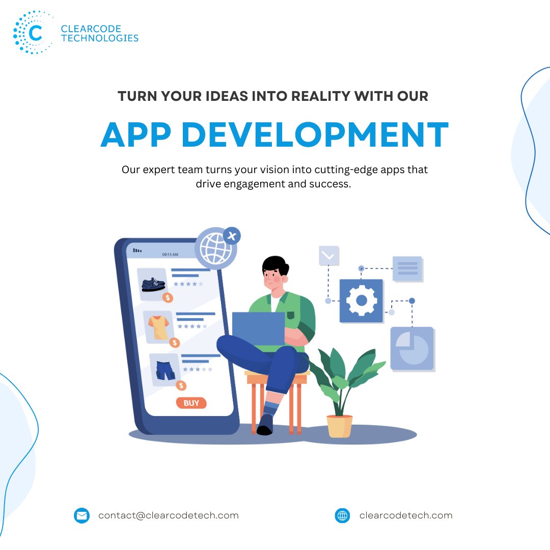 ClearcodeTech's tweet image. 📱 Got an app idea? We’ll bring it to life!
Our team builds modern, user-friendly apps that help your business grow 🚀
👉 clearcodetech.com | 📩 contact@clearcodetech.com
#AppDevelopment #MobileApps #DigitalSolutions #TechInnovation #ClearcodeTech