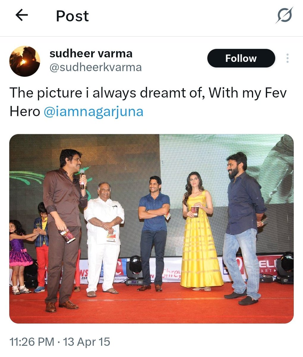 Venky  ki wishes cheppe video byte general ga fan of him ane cheppekuntaru evadaina 🤣
Papam Ninnati nundi try cheste e musti 4 pattukochi Andulo 2 original nag fans videos pettadu 
 theatrical run lu undadaniki maku own theatres levu fake mind ledu
x.com/Akhilgaddam16/…