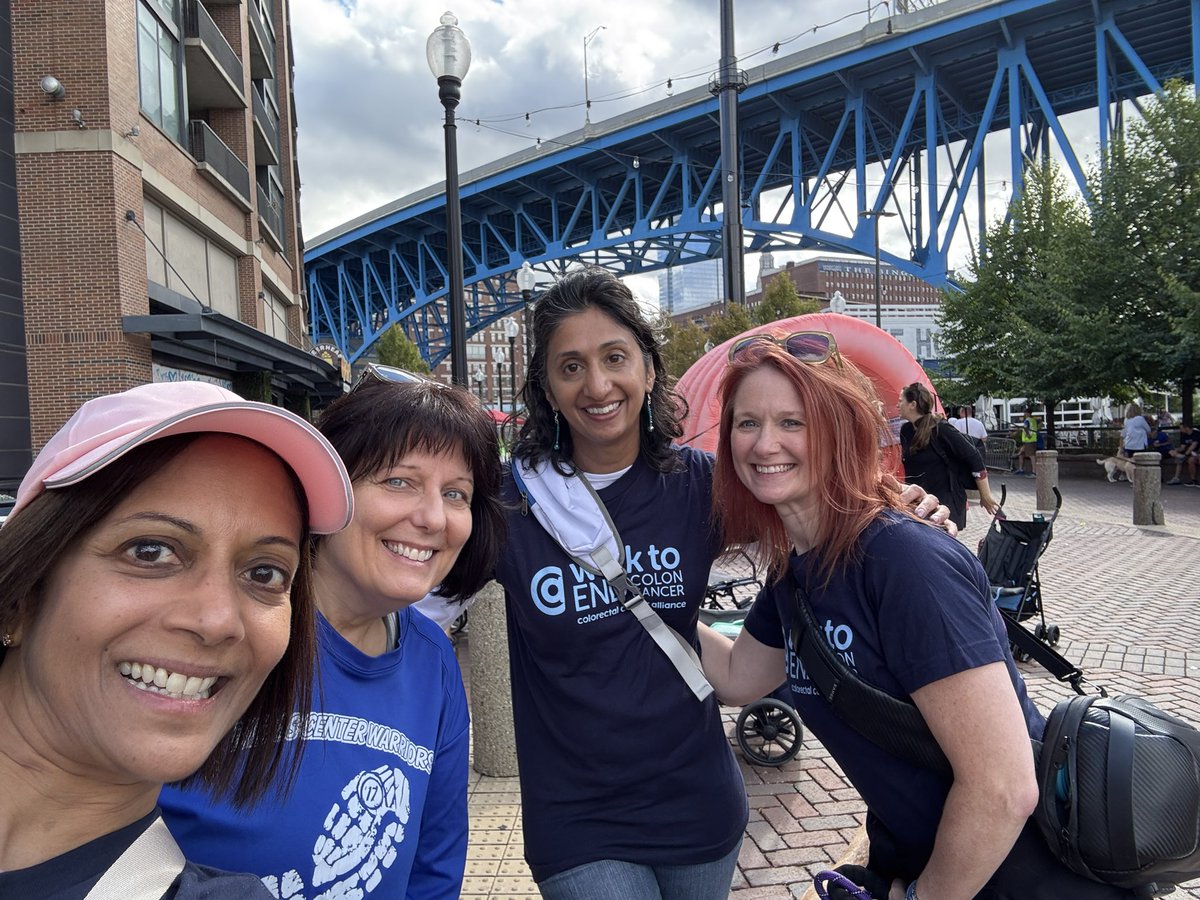 Smitha Krishnamurthi (@smitha42) on Twitter photo Thrilled to be here at the #WalkToEndColonCancer with patients/ families/friends/colleagues in beautiful CLE raising 💰for #ColorectalCancerAlliance and #ProjectCure
Kicking it off with <a href="/davidrrosenmd/">David Rosen</a> and many more
<a href="/ClevelandClinic/">Cleveland Clinic</a>
<a href="/UHhospitals/">University Hospitals</a> Thrilled to be here at the #WalkToEndColonCancer with patients/ families/friends/colleagues in beautiful CLE raising 💰for #ColorectalCancerAlliance and #ProjectCure
Kicking it off with <a href="/davidrrosenmd/">David Rosen</a> and many more
<a href="/ClevelandClinic/">Cleveland Clinic</a>
<a href="/UHhospitals/">University Hospitals</a>