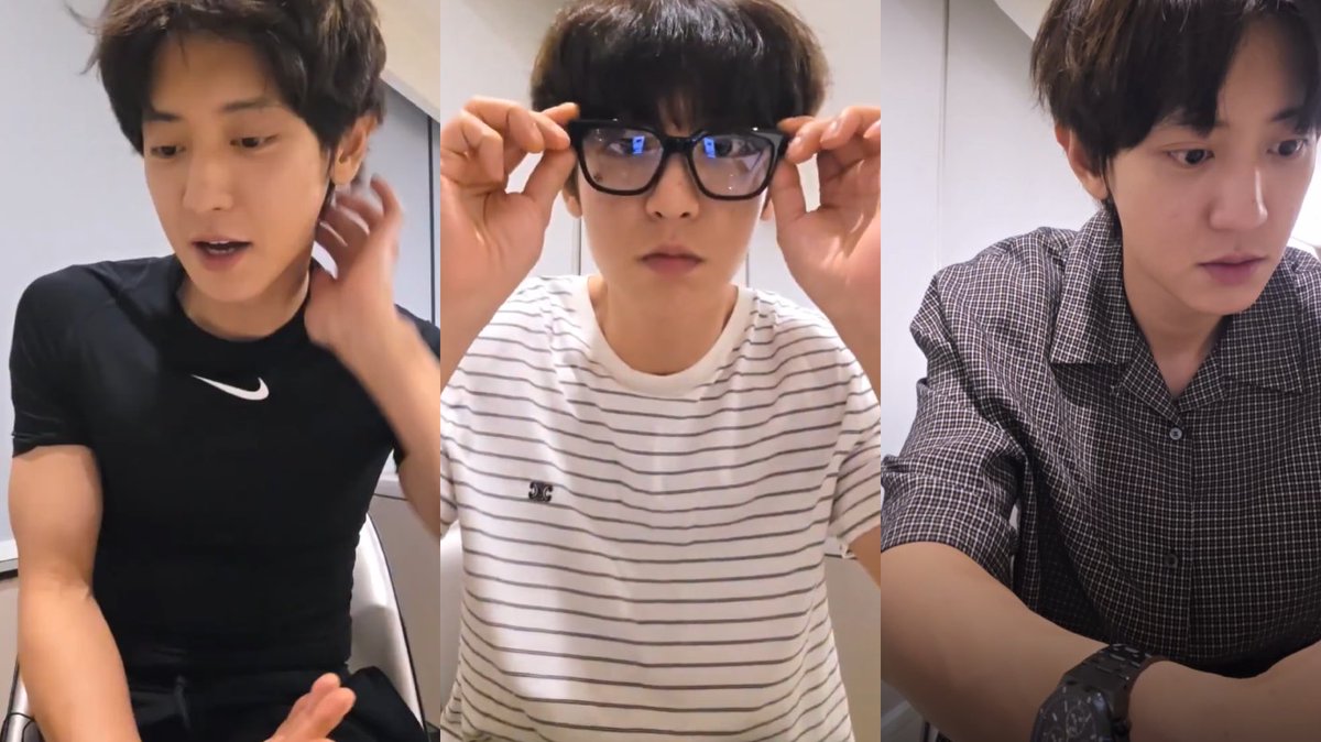 1992inlove's tweet image. he was live three days in a row and gave us 3 looks of him