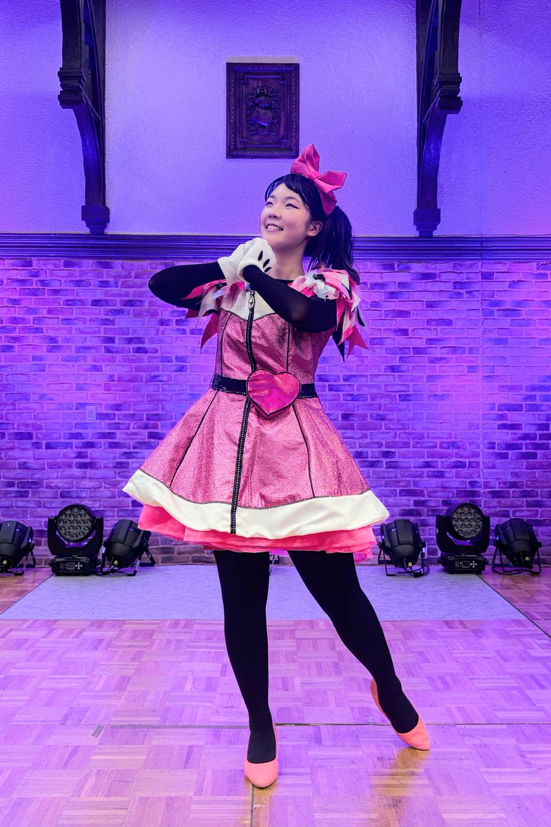 ステージ上お借りして撮ったやつ📸
あかりんちゃん <a href="/alicezukin/">あかりす❀</a>
お写真ありがとう❤
クラビごっこ楽しかった(≧∇≦)
 #Dフェス2025   #カレスコDフェス2025