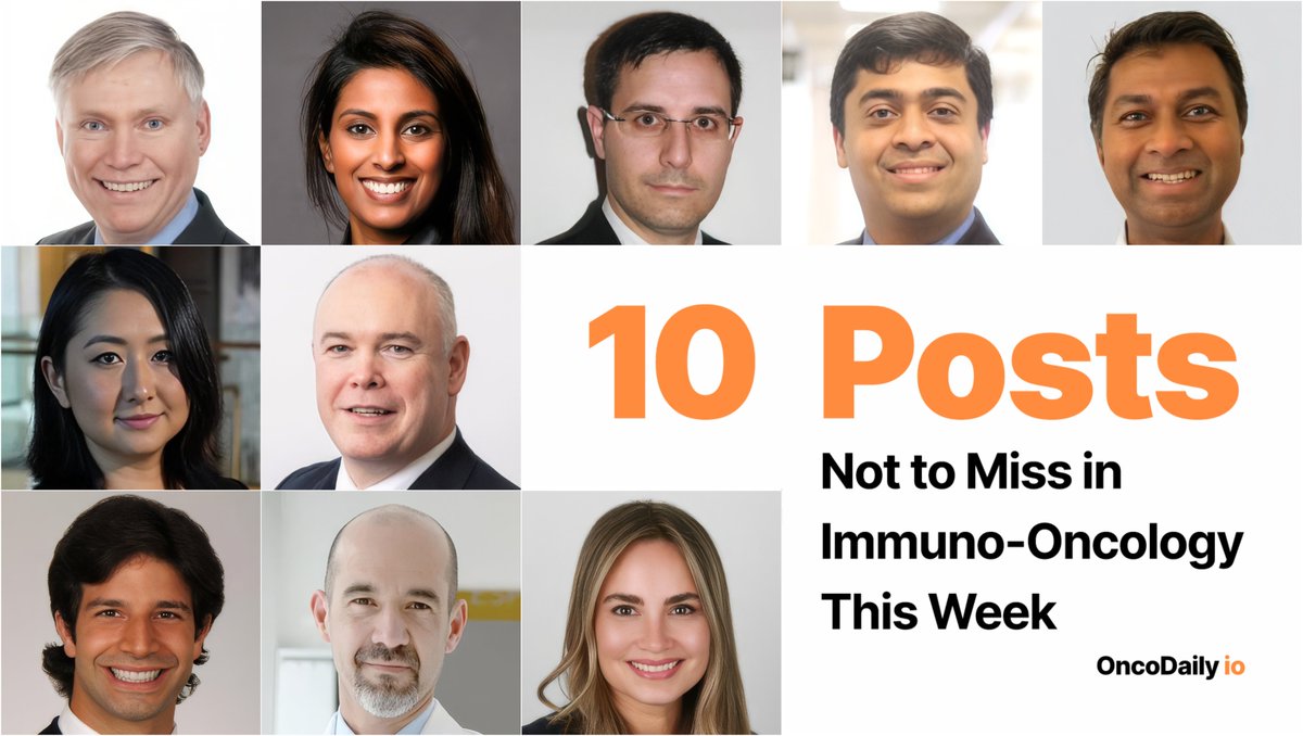 🔟 𝗧𝗼𝗽 𝟭𝟬 𝗠𝘂𝘀𝘁-𝗥𝗲𝗮𝗱 𝗨𝗽𝗱𝗮𝘁𝗲𝘀 𝗶𝗻 𝗜𝗺𝗺𝘂𝗻𝗼-𝗢𝗻𝗰𝗼𝗹𝗼𝗴𝘆 𝗧𝗵𝗶𝘀 𝗪𝗲𝗲𝗸

This Week’s Spotlight by OncoDaily Immuno-Oncology.

From new engineered T cells transplant rejection treatments to the rapid response of next-gen CAR-T therapies in