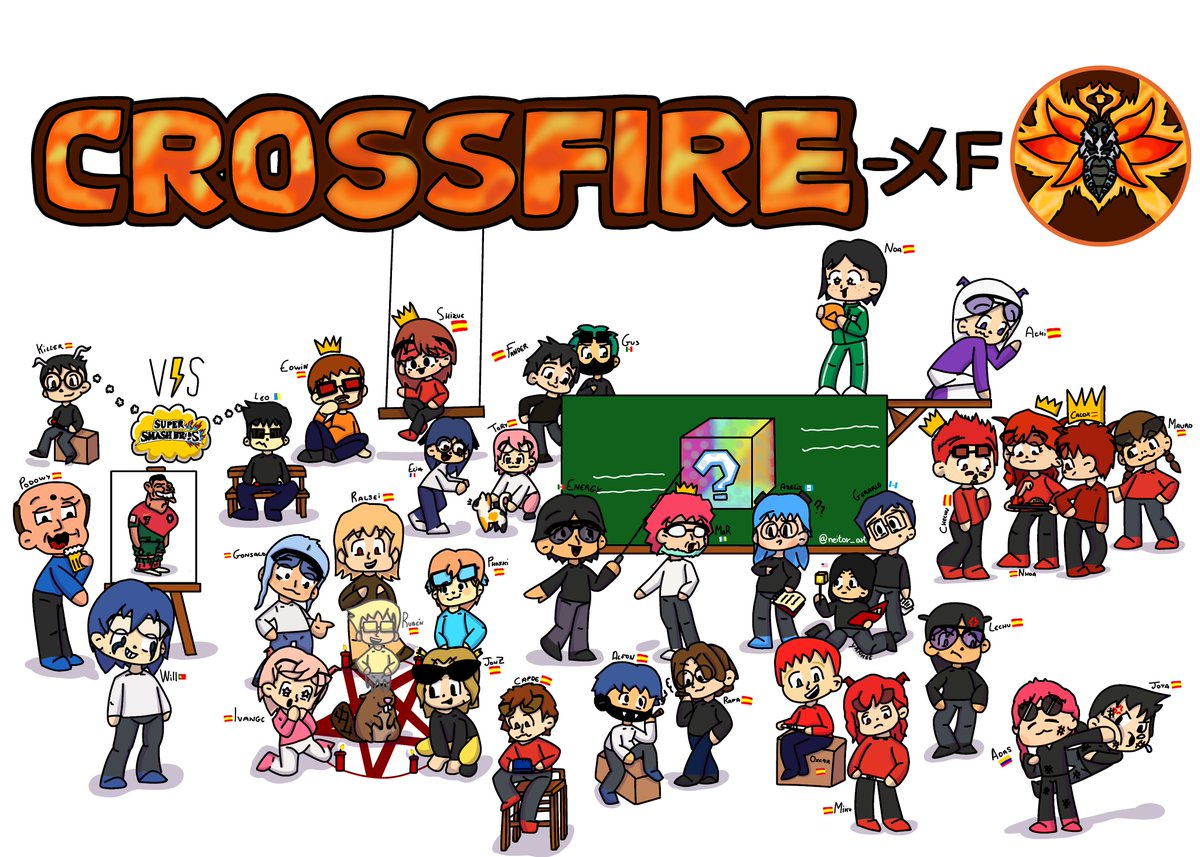 CrossFire_MK's tweet image. ❤️ CROSSFIRE MK8DX ❤️
Me llevo unos grandes momentos con este equipo, asi que dejamos esto por aquí como gran recuerdo.
¡Gracias a @SoyMaR_07 y a su amigo por el dibujazo!
Crossfire no está muerto, está de parranda 😈