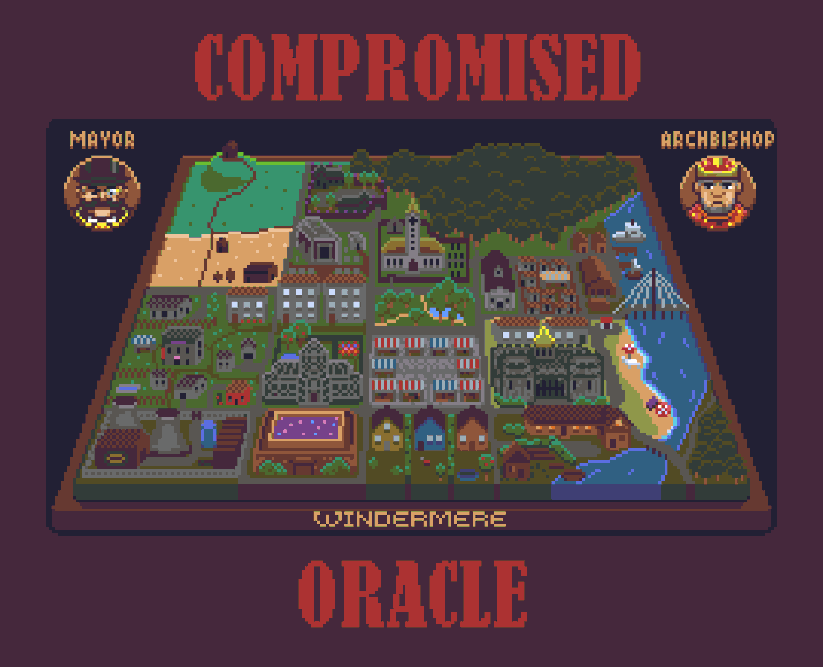 CompromiseDev's tweet image. It's done and it's live!
Compromised Oracle:
compromisedev.itch.io/compromised-or…
Hopefully everything works🫠
#microjam #indiedev #gamedev #pixelart #ドット絵