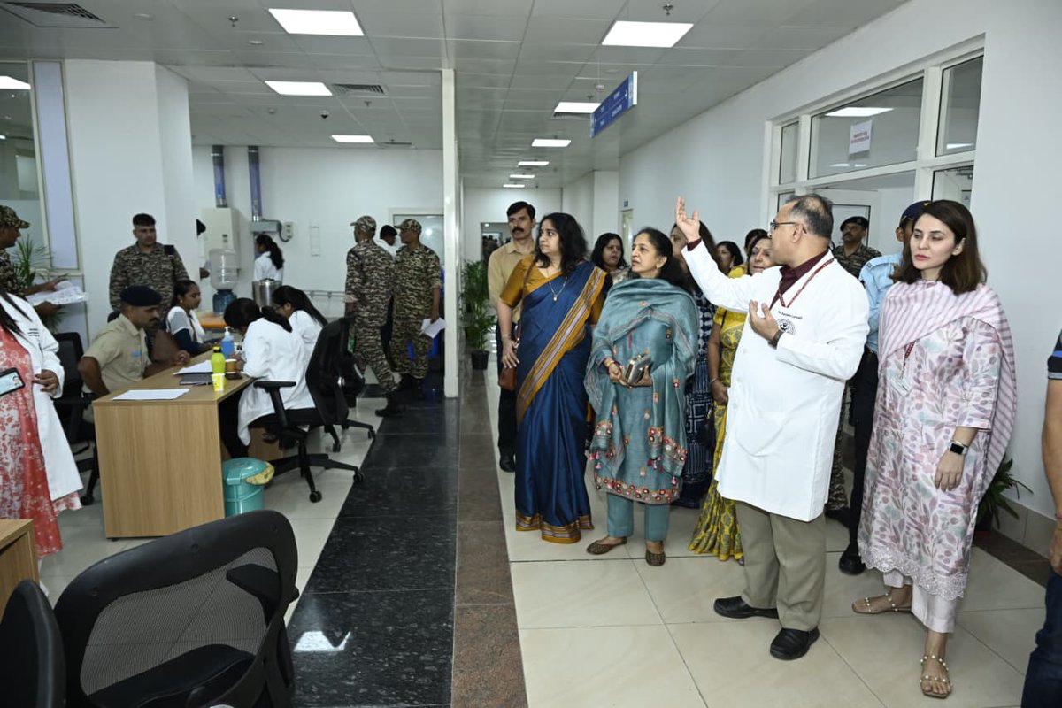AIIMS–CAPFIMS: Robust Health care for CAPFs

In a dedicated effort to promote the well-being of CRPF personnel and their families, the CRPF Family Welfare Association (CWA) &amp; CRPF, in collaboration with AIIMS–CAPFIMS, Maidangarhi, organized a comprehensive health screening and