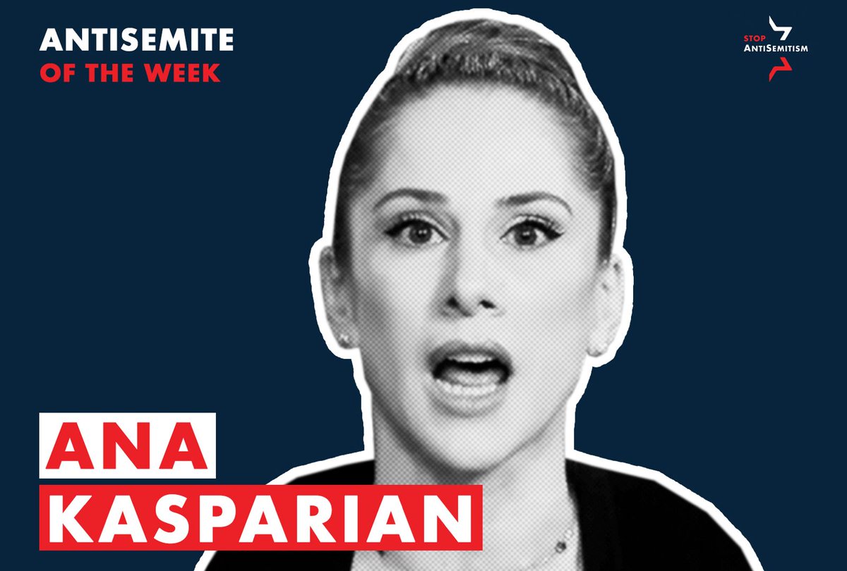 StopAntisemites's tweet image. Ana Kasparian isn’t just spreading hate on her podcast - she uses X + YouTube to push antisemitic conspiracies:

🔹 Claimed Jews "occupy + control" the U.S.
🔹 Called pro-Israel lawmakers "scum" + "traitors"
🔹 Said Israelis celebrated 9/11
🔹 Labeled Jews "demons"
🔹 Called…