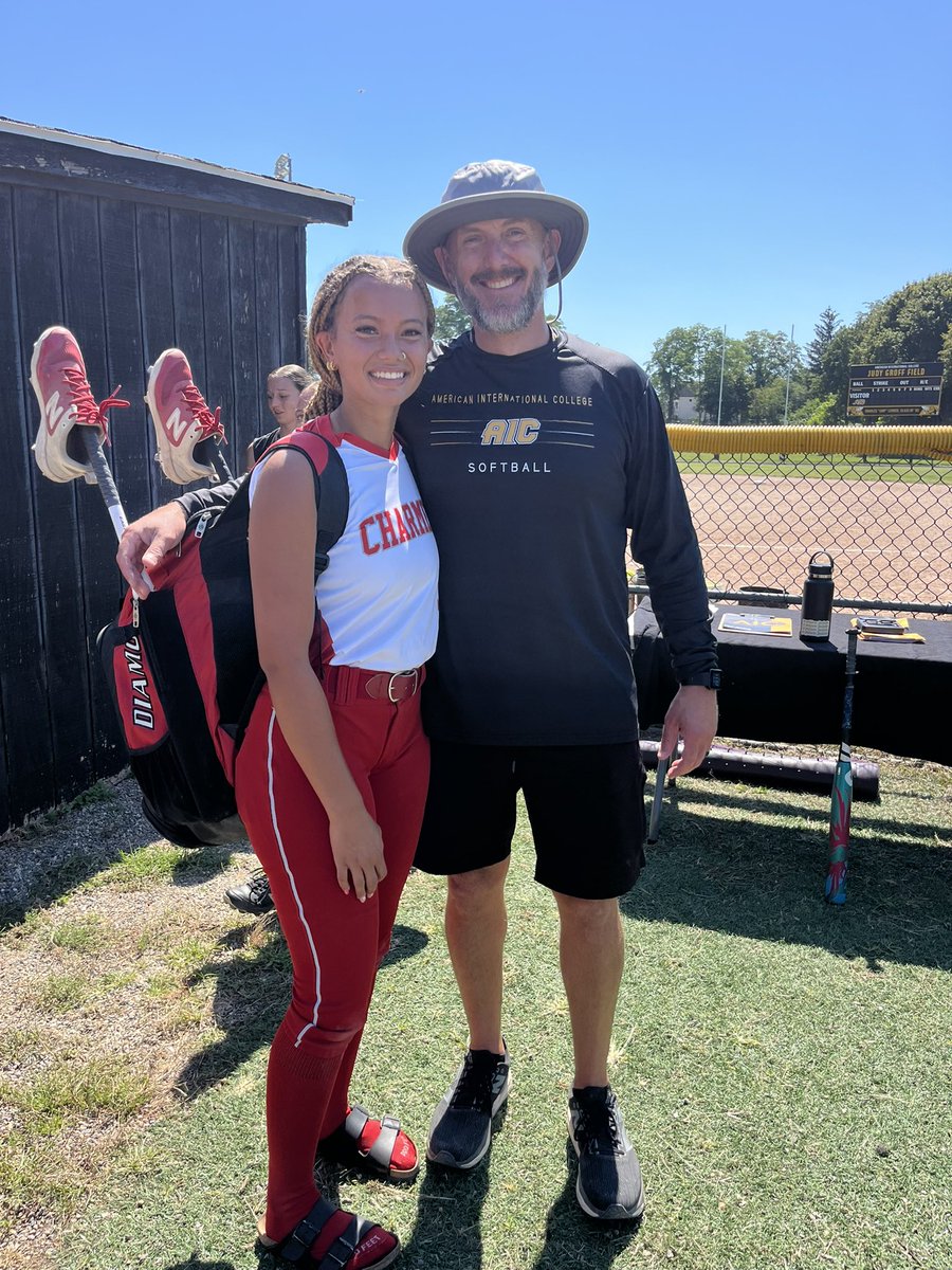 Thank you <a href="/AICSoftball/">AIC Softball</a> and <a href="/CoachTatAIC/">Shalise Tolentino</a> and <a href="/coach___fletch/">Matthew Fletcher</a> for a great camp yesterday! It was great working with the team and having the opportunity to run drills and get reps. <a href="/CharmerSoftball/">Connecticut Charmers</a> <a href="/CoachRuss3/">Russ Senerchia</a>
