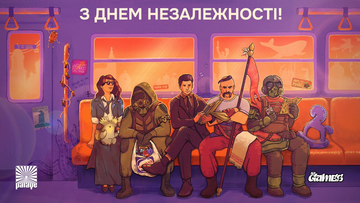 ukrainiangames's tweet photo. Вітаємо зі святом! І дякуємо кожному та кожній, завдяки кому можемо це зробити. https://t.co/EJGk0IVs2v