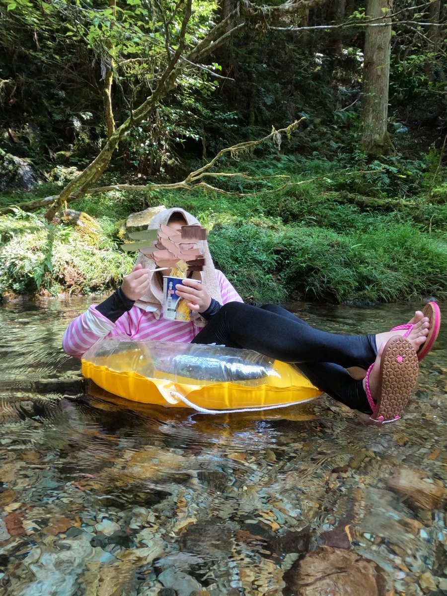 お風呂でアイス≒川でラーメン