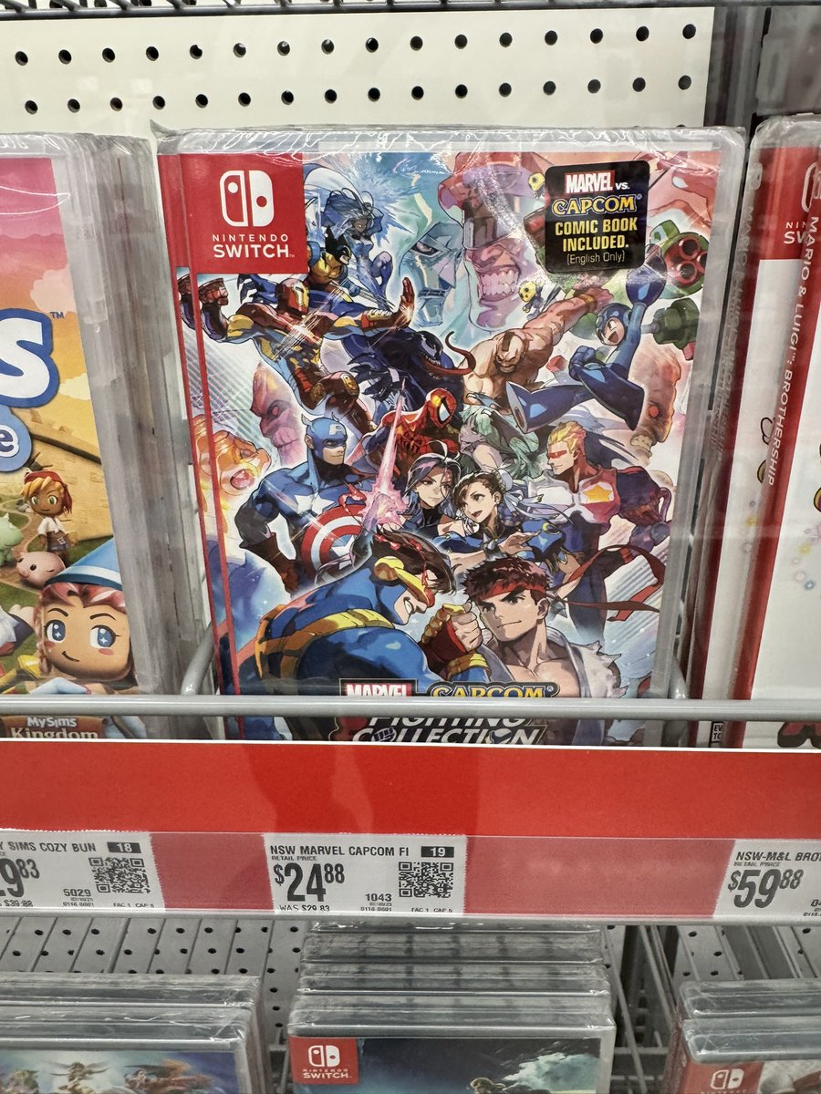 The #MVCFC is on sale at wallyworld #mvc2 #marvelvscapcom2 #retrogaming #gamer