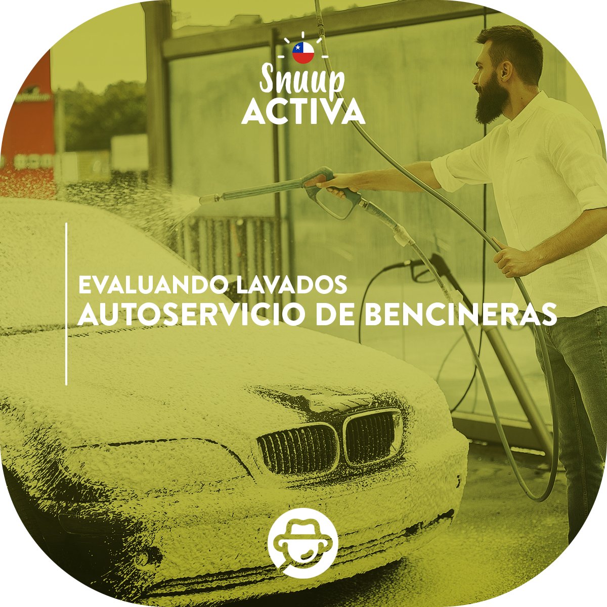 ¡Termina la semana con tu auto reluciente!🚗💦

¿Tu auto necesita un lavado? Esta es tu oportunidad de dejarlo reluciente sin gastar un peso. Solo tienes que completar una snuup, seguir las instrucciones al pie de la letra y listo. 🙌

#YoSoySnuuper #SnuuperChile #CréditosExtra