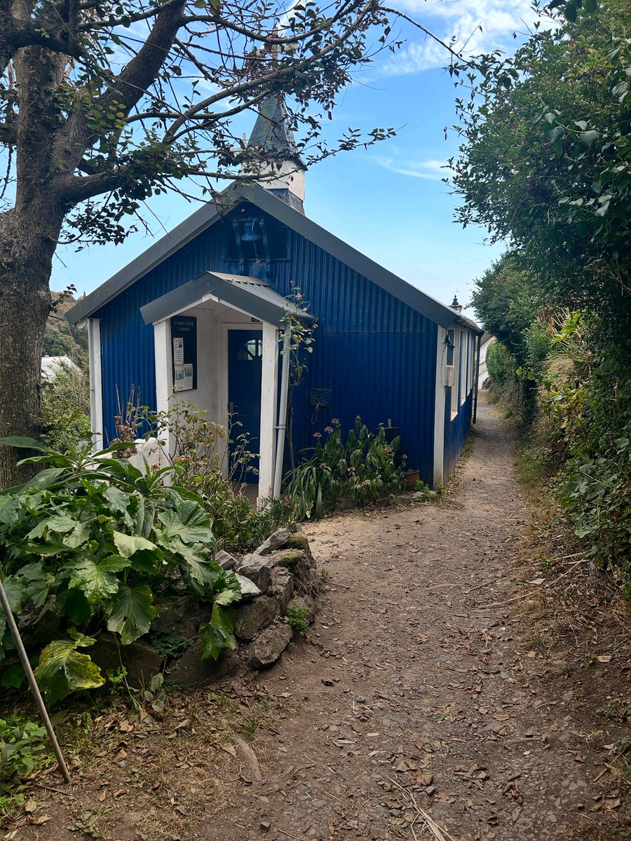 St Mary’s Church, Cadgwith…. Grade 2 Listed Tin Tabernacle built in 1895… #hometurf #kernow #cadgwithregatta2025