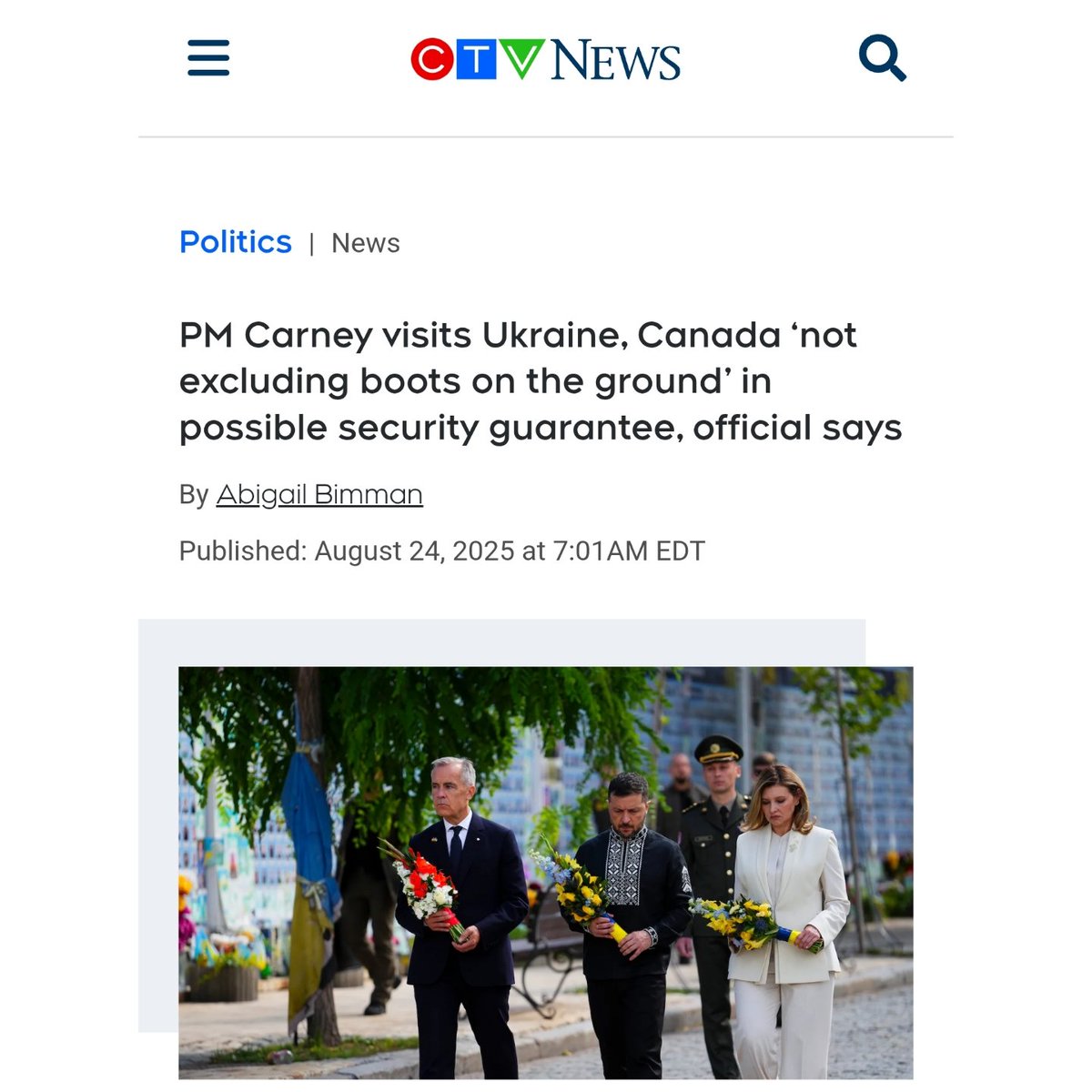 MarkCarney_Ego's tweet image. #BREAKING: I'm considering sending Canadian men and women to fight and die on the front lines of the war in Ukraine.