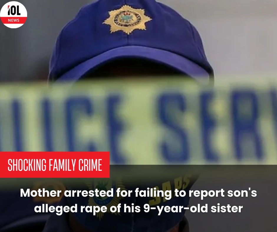 IOL's tweet image. Teen Faces Rape Charges; Mother Accused of Silence
#LimpopoCrime #ChildProtection #JusticeForChildren #SAPS #StopChildAbuse
Read on tinyurl.com/bp6tjkdn