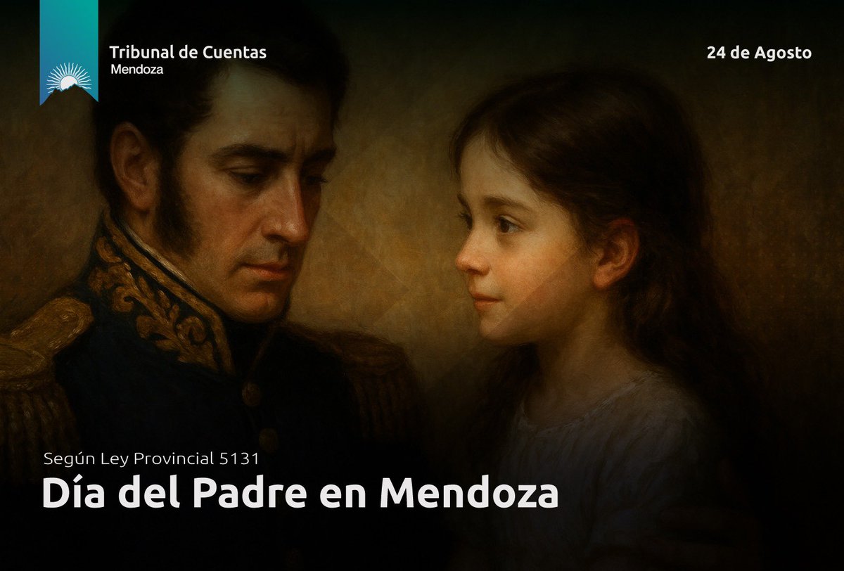 Hoy celebramos el Día del Padre Mendocino, en homenaje al nacimiento de Mercedes Tomasa, hija del General San Martín, ejemplo de amor y compromiso paterno.

Desde el <a href="/HTC_Mendoza/">Tribunal de Cuentas Mendoza</a> saludamos a todos los padres de nuestra provincia y esperamos que disfruten su día.

¡Feliz día!
