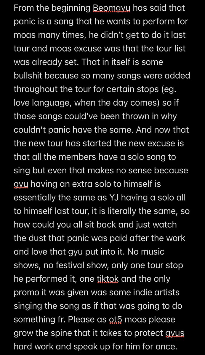bgyuswxrld's tweet photo. Please do better for beomgyu the one who loves moa so much and the one who we love back
TXT IS FIVE
#PanicDeservesBetter
#๋น
ํํธ_๋ฒ๊ท์๊ฒ_๊ณตํํ๊ฒ_๋์ฐํด์ฃผ์ธ์ https://t.co/MZlOsSvYw8