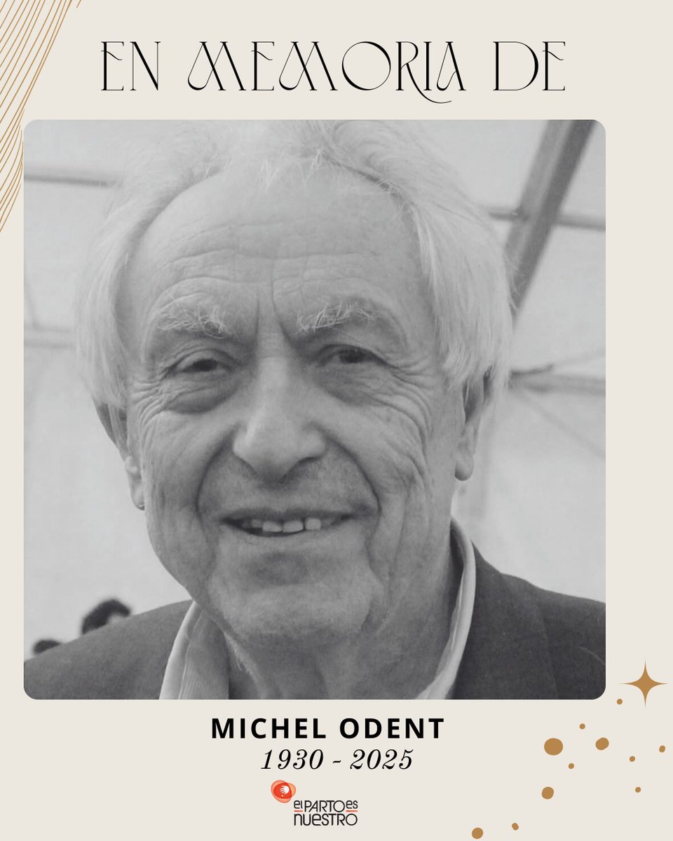 Mostramos nuestra gratitud y respeto al Dr. Michel Odent, cuya vida y obra transformaron para siempre la forma en que entendemos el nacimiento. Su legado nos inspira a seguir luchando por un parto respetado, libre de violencia, donde las mujeres sean protagonistas y no pacientes.