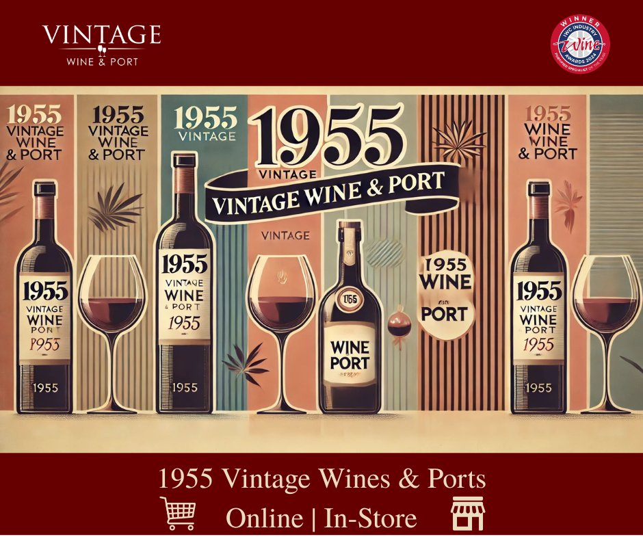 🎉 Mark a 70-year milestone with a gift that tells a story — a bottle of 1955 vintage wine or port. 

📖 The Warsaw Pact was established
💻The IBM 702, the world’s first commercial computer, launched
🎸Elvis Presley’s rose to fame

🛒 vintagewineandport.co.uk/assets/include…