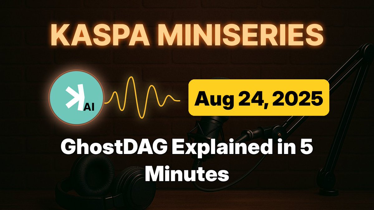 KaspaLens's tweet image. Hello Kaspians 👋

We know GhostDAG can be tricky to fully grasp. That’s why we’re sharing this clear explanation straight from @hashdag’s epic interview.

Dive in, learn, and master $KAS 👇

youtu.be/FexT6Q_j4fo