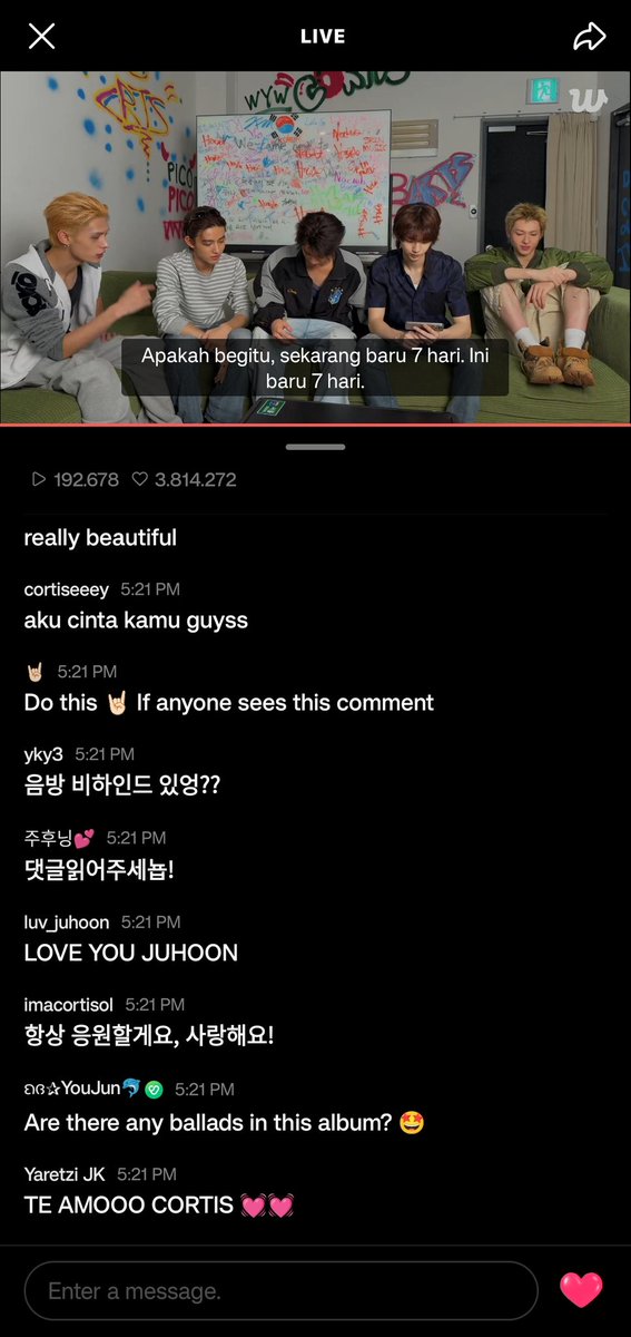 jaymscrties's tweet image. first live 🙂‍↕️🩷