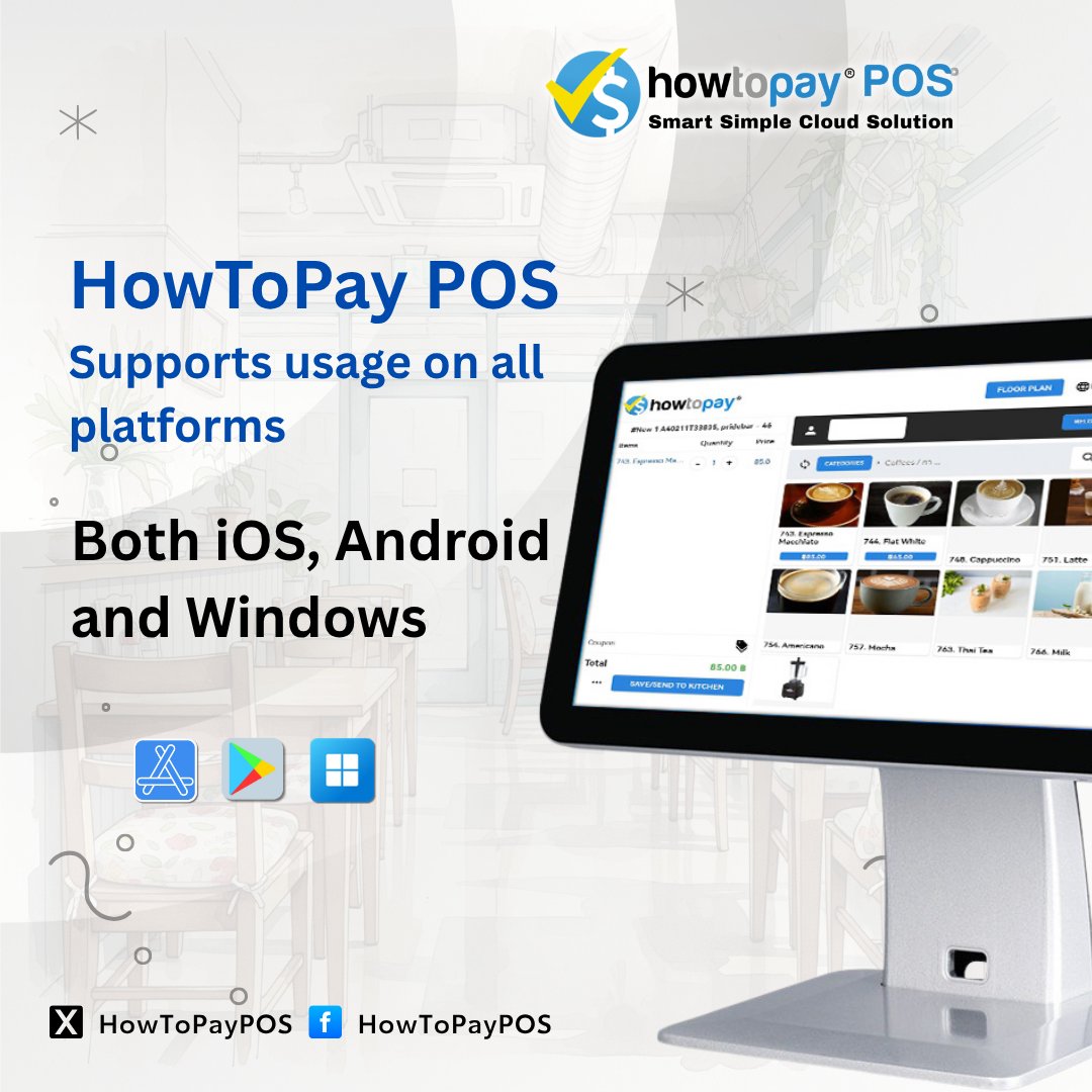 HowToPayPOS's tweet image. Cross-Platform Compatibility
HowToPay POS works seamlessly across iOS, Android, and Windows — for flexible operations anywhere, anytime.

Learn more at 👉 howtopay.com