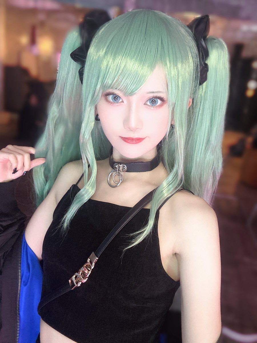 本日zozo2🚎併せにてミクさんで参加させていただきました💚
どこ見渡してもツラがいい人の集まりで大変幸でした🫶💗
データもお楽しみに🎶沢山お話しできて嬉しかった〜!!
#prsk_cos 
#0824RUZOZO