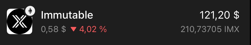 crypaypal's tweet image. Recently bought $IMX. I see real potential — if the #Gaming sector takes off this altseason, #Immutable could shine.

#IMX #Crypto #Web3 #NFTs #Altcoins