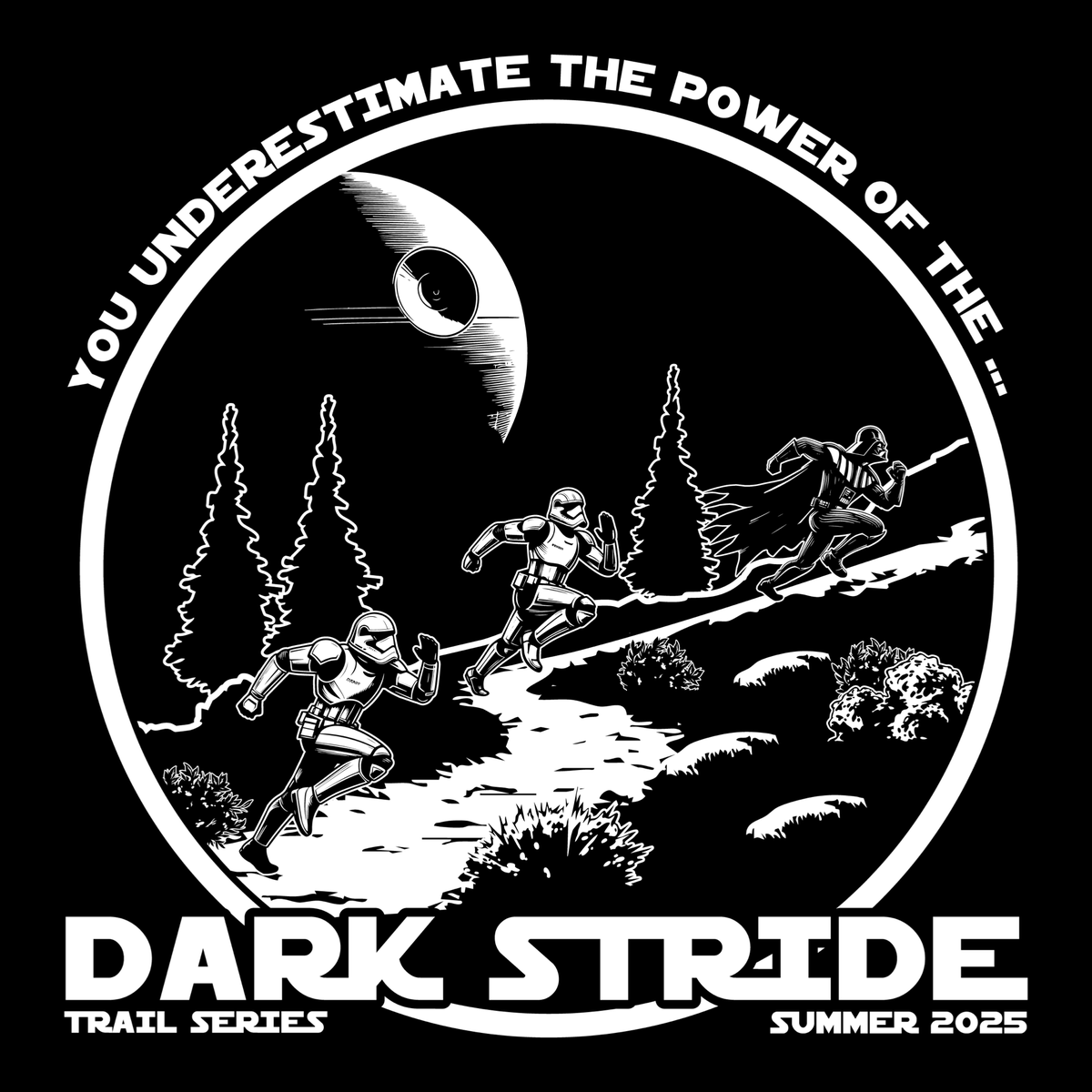 Another #f3logosbysnickers hot off the presses!! Check out F3 Dark Stride Trail Series  !!  #logos #mudgear #gearME #F3counts #f3gear @f3nation