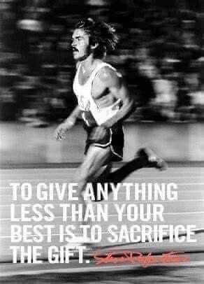 Every time you stay out late, every time you sleep in; every time you miss a workout; every time you don’t give 100% - You make it that much easier for me to beat you. unknown