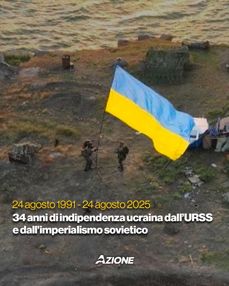 L’Ucraina è un popolo che ha conquistato la sua indipendenza dall’URSS 34 anni fa. Combatte da più di tre anni per non ricadere sotto l’imperialismo russo difendendosi dagli attacchi di #Putin per mantenere la sua libertà, la sua indipendenza e la sua integrità territoriale. Il