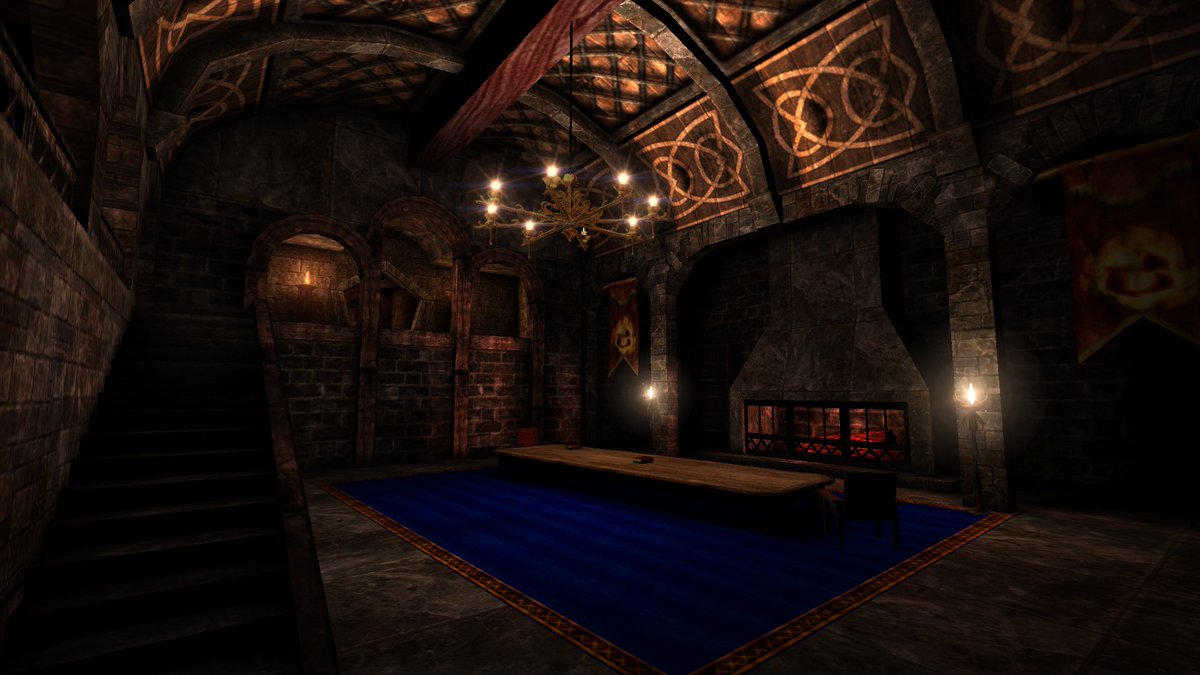 Hey there👋🏻

Here is another update of the interior of NaliCastle Redux.

This time with comparison to the original.

Let me know what you think about this. 
The hall does not look that open anymore but more like a believable place.

I wish you all a great Sunday 🤗

#UnrealRedux