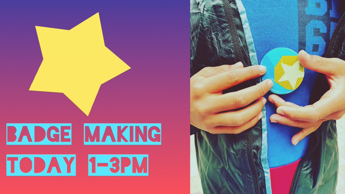 Badgemaking <a href="/Proud2bParents/">Proud2bParents</a> today <a href="/Cheekycherubs2/">Cheeky Cherubs CIC</a> 1-3pm at monthly meet up see you there! ❤️