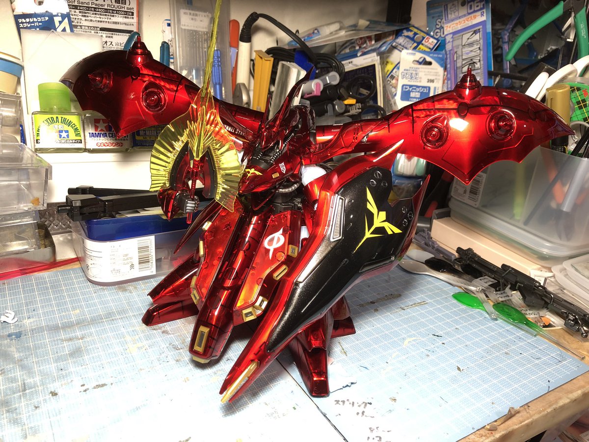 HG ナイチンゲール クリアver. メカニカルコアメッキ 風 全塗装！ 裏に