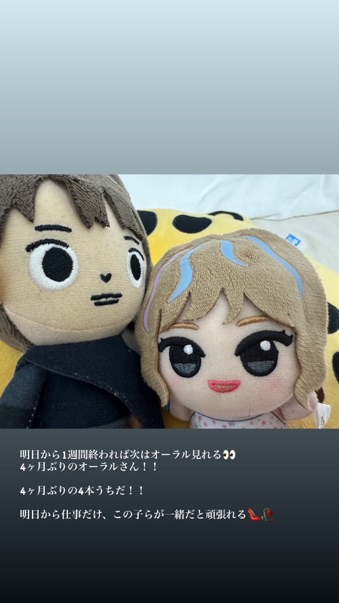 新しいお友達が増えた🍒
この子達が一緒だと頑張れる🔥