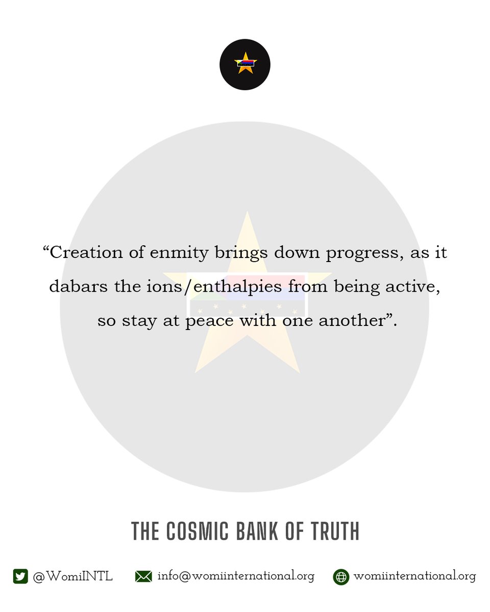 WomiINTL's tweet photo. 📩 - info@womiinternational.org
#CosmicBankofTruth #Ekemini #Womi https://t.co/48nsnW3ytK