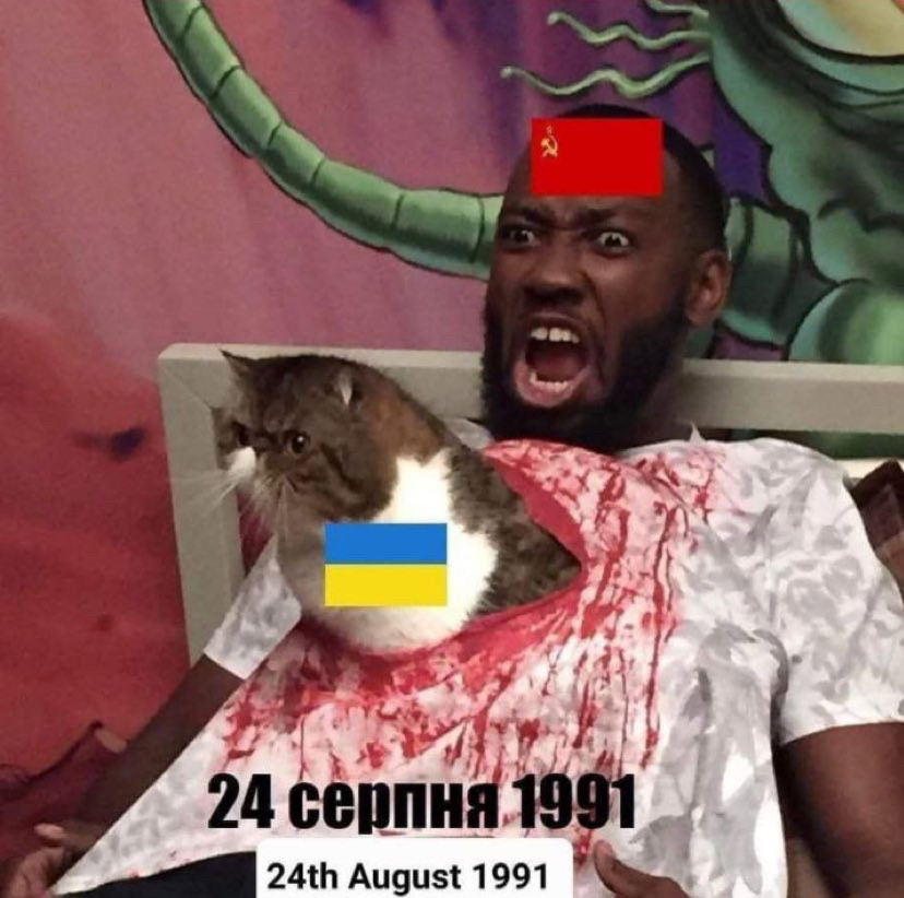 Fuck russians and communists.
Happy (return of) Independence Day, Ukraine! 🇺🇦