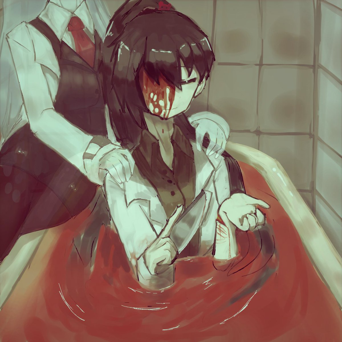 Sajaa_iya's tweet photo. Lalala #LobotomyCorporation #lobotomy_corporation #lcorp https://t.co/xofMkjvKLy