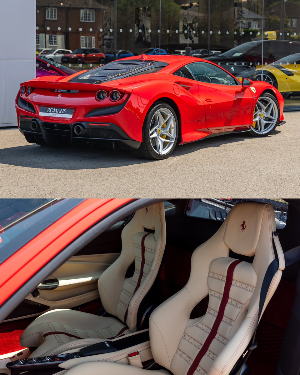 New In - F8 Tributo in the classic Ferrari combo although this is ‘Rosso Corsa Metallic’ for a little extra glisten. These are ageing well.