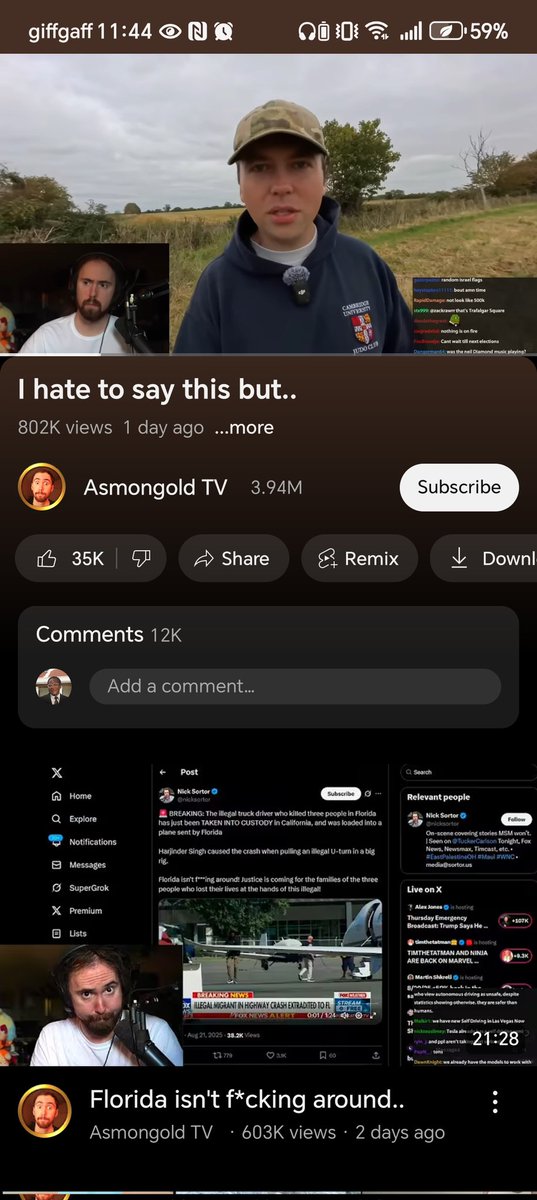 HALOACID's tweet image. Can this idiot (Asmongold) stop being spammed all over my YT algorithm please

Been watching some of his videos about the migrant protests in the UK and he's absolutely clueless

Looks like he hasn't showered in weeks either

Away with you