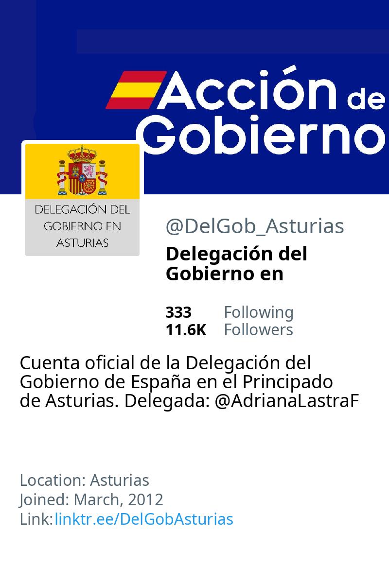 🆕 <a href="/mitecogob/">Transición Ecológica y Reto Demográfico</a> ha comenzado a seguir a @delgob_asturias