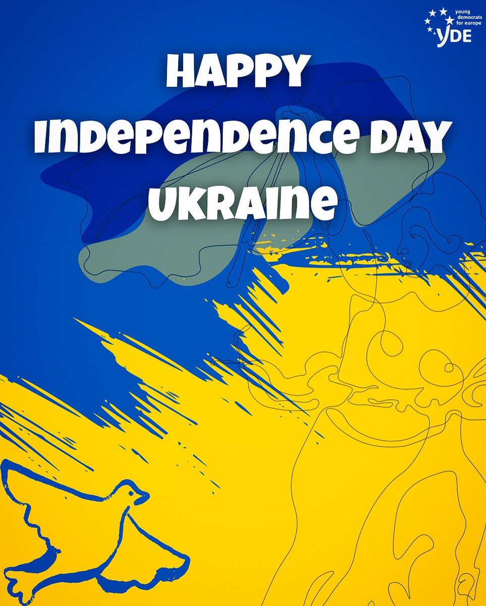 🇺🇦 For over 30 years, Ukraine has stood as a free and sovereign nation. In recent years, Ukrainians have shown extraordinary courage in defending their independence, democracy &amp; European future.

💙💛 YDE stands firmly in solidarity with Ukraine. Your strength inspires us all.