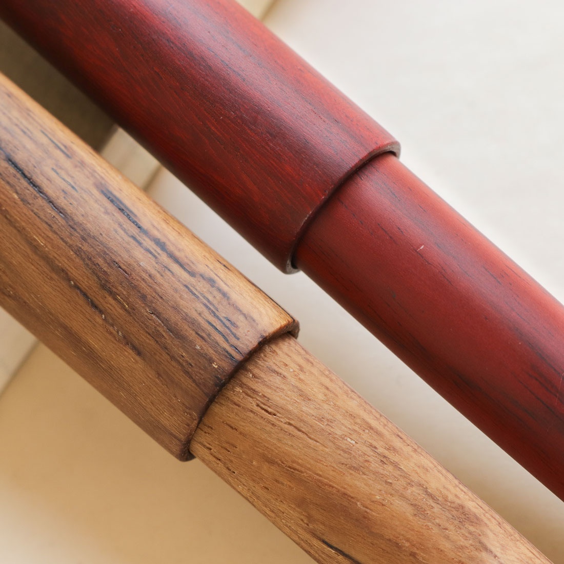 An elegant red Sandalwood &amp; a sturdy brown Teakwood, all connected in World Tree Fountain Pen collection. Both pens mean peace &amp; connection for their users, but if you were to choose, which pen would you bring along on your writing journey? 🔖

Shop here
l8r.it/Uyhg