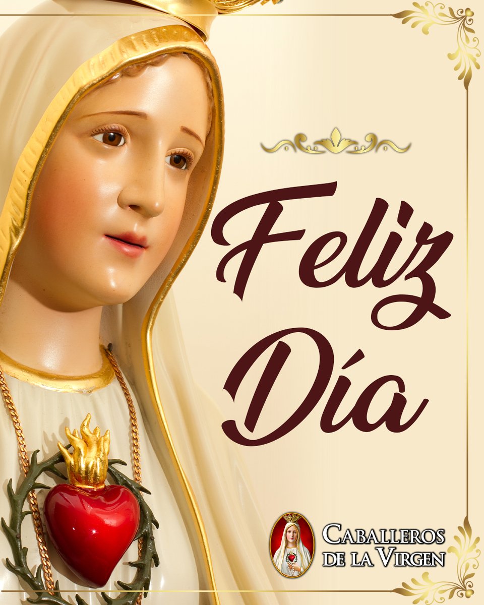 Que la gracia del cielo acompañe tus pasos y la Virgen de Fátima te envuelva en su ternura. Cada obra sea guiada por la fe, cada palabra sembrada con amor, y cada anhelo custodiado en la paz de Dios. Hoy es tiempo de sonreír confiando en su bendición.