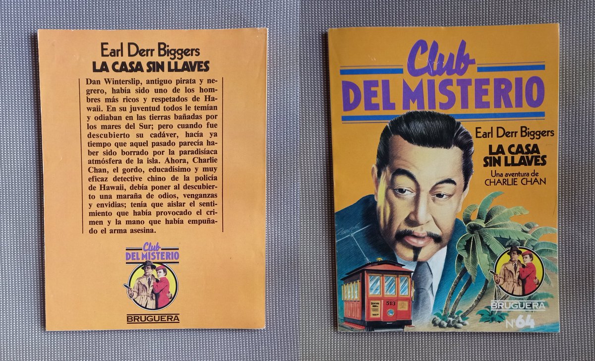 LibrosVintage's tweet photo. Biggers había creado el personaje de #CharlieChan un año antes, en su novela 'The House Without a Key' (1925), si bien el detective de Honolulu era casi un personaje secundario en la trama.
'La casa sin llaves'
#ClubdelMisterio n° 64 (agosto 1982)
Portada de #IsidreMonés https://t.co/YKkTtVecgf